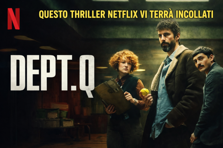Dept Q serie Netflix thriller investigativo con detective protagonisti