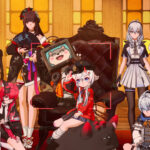 Personaggi di Neverness to Everness nella città futuristica con anomalie