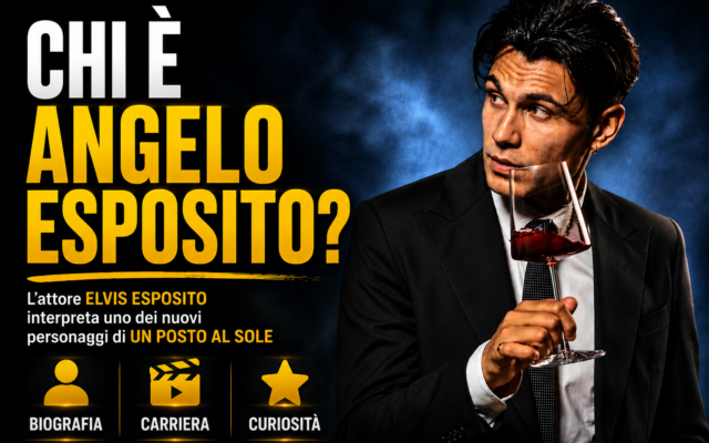 Chi è Elvis Esposito: Angelo Esposito in Un posto al sole, attore, età e carriera