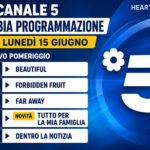 Canale 5 cambia dal 15 giugno: stop a Racconto di una notte, arriva Tutto per la mia Famiglia