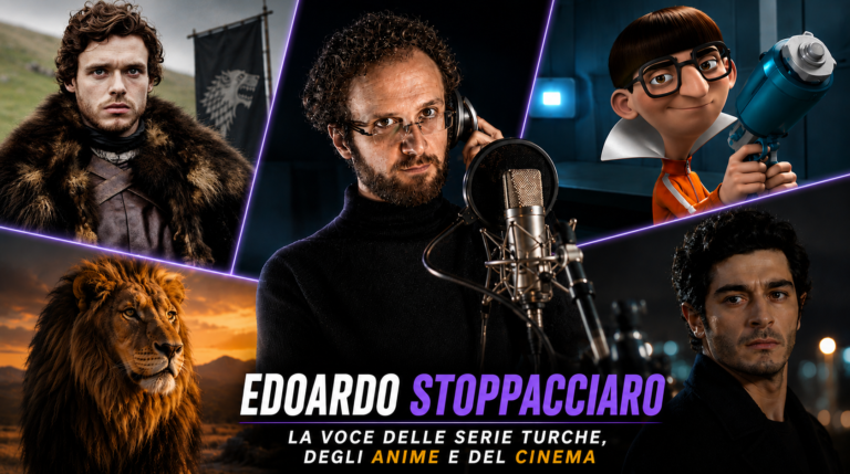 Chi è Edoardo Stoppacciaro? La voce delle serie turche, degli anime e del cinema