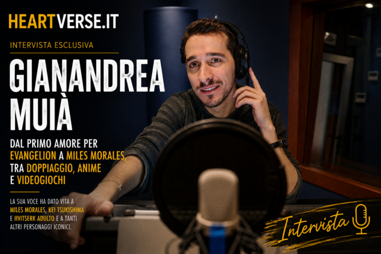 Gianandrea Muià: dal primo amore per Evangelion a Miles Morales, una voce tra doppiaggio, anime e videogiochi