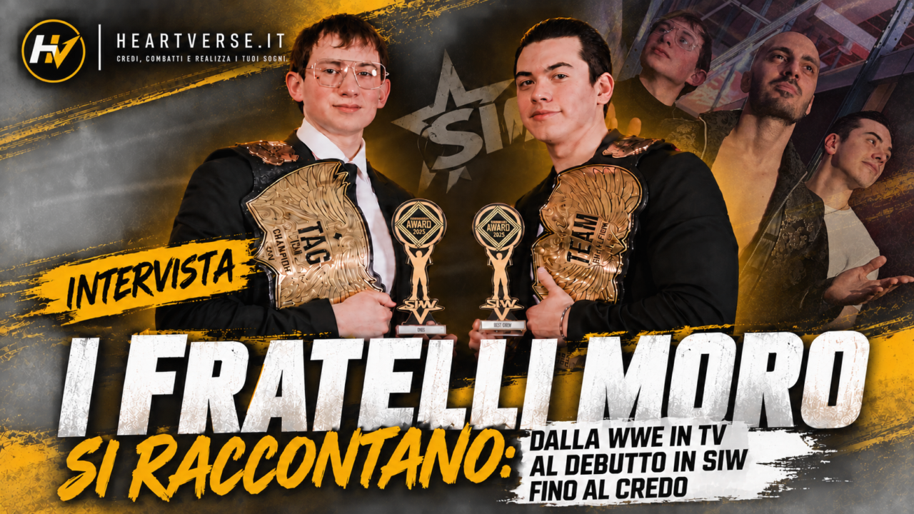 I Fratelli Moro si raccontano: dalla WWE in TV al debutto in SIW 1 I Fratelli Moro si raccontano: dalla WWE in TV al debutto in SIW