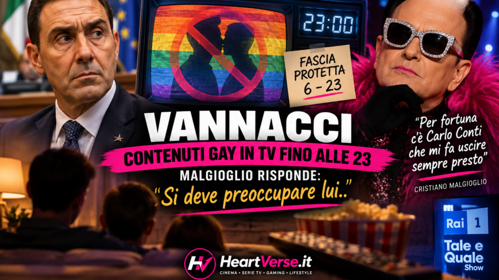 Vannacci, stop ai contenuti gay in TV fino alle 23. Malgioglio risponde: “Si deve preoccupare lui”