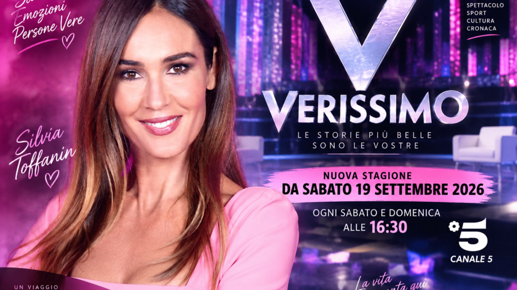 Verissimo torna su Canale 5, Silvia Toffanin pronta alla nuova stagione: quando inizia e i primi ospiti