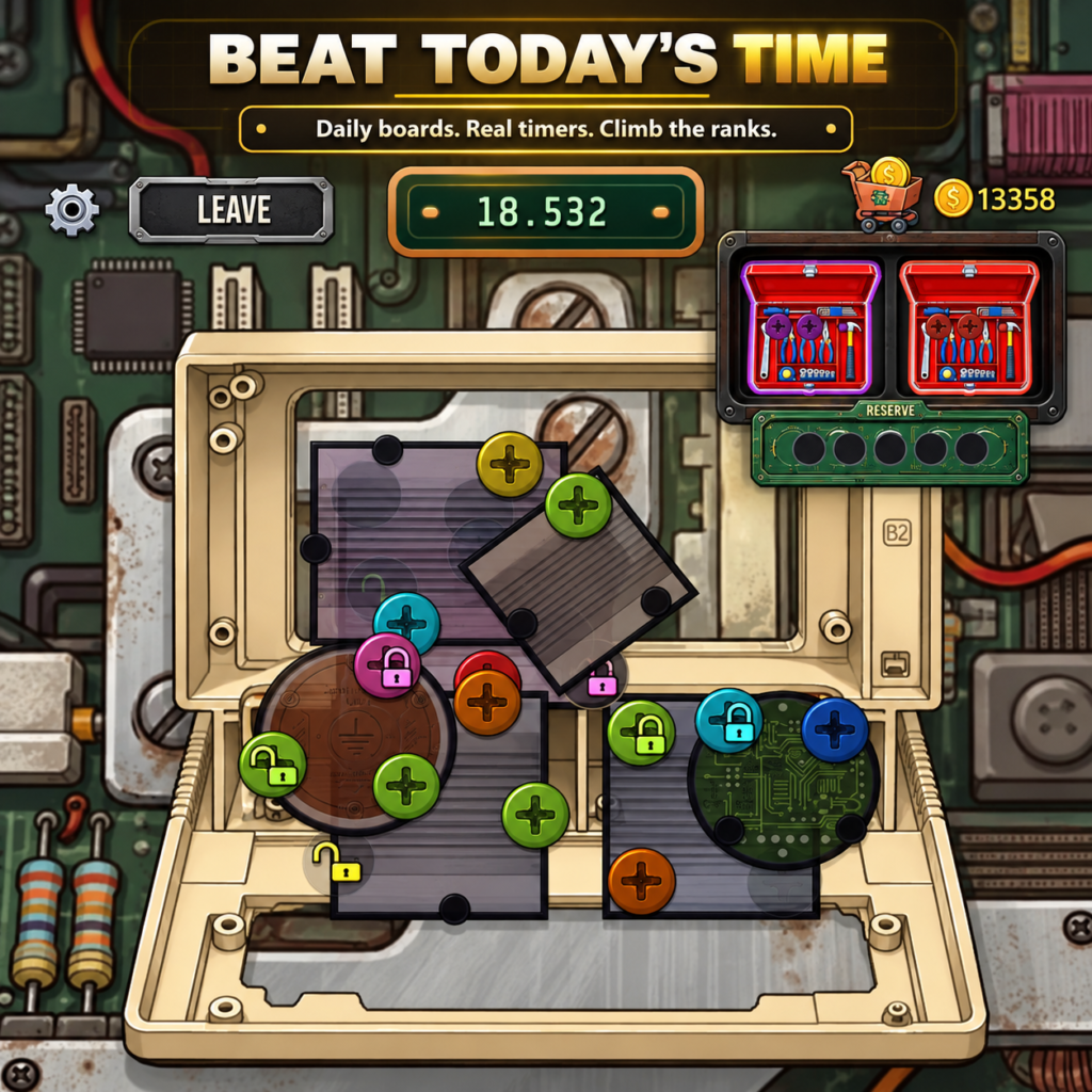 Circuit Sort: Screw Puzzle, il gioco gratuito creato da un solo sviluppatore che unisce logica e nostalgia 1 Circuit Sort: Screw Puzzle, il gioco gratuito creato da un solo sviluppatore che unisce logica e nostalgia